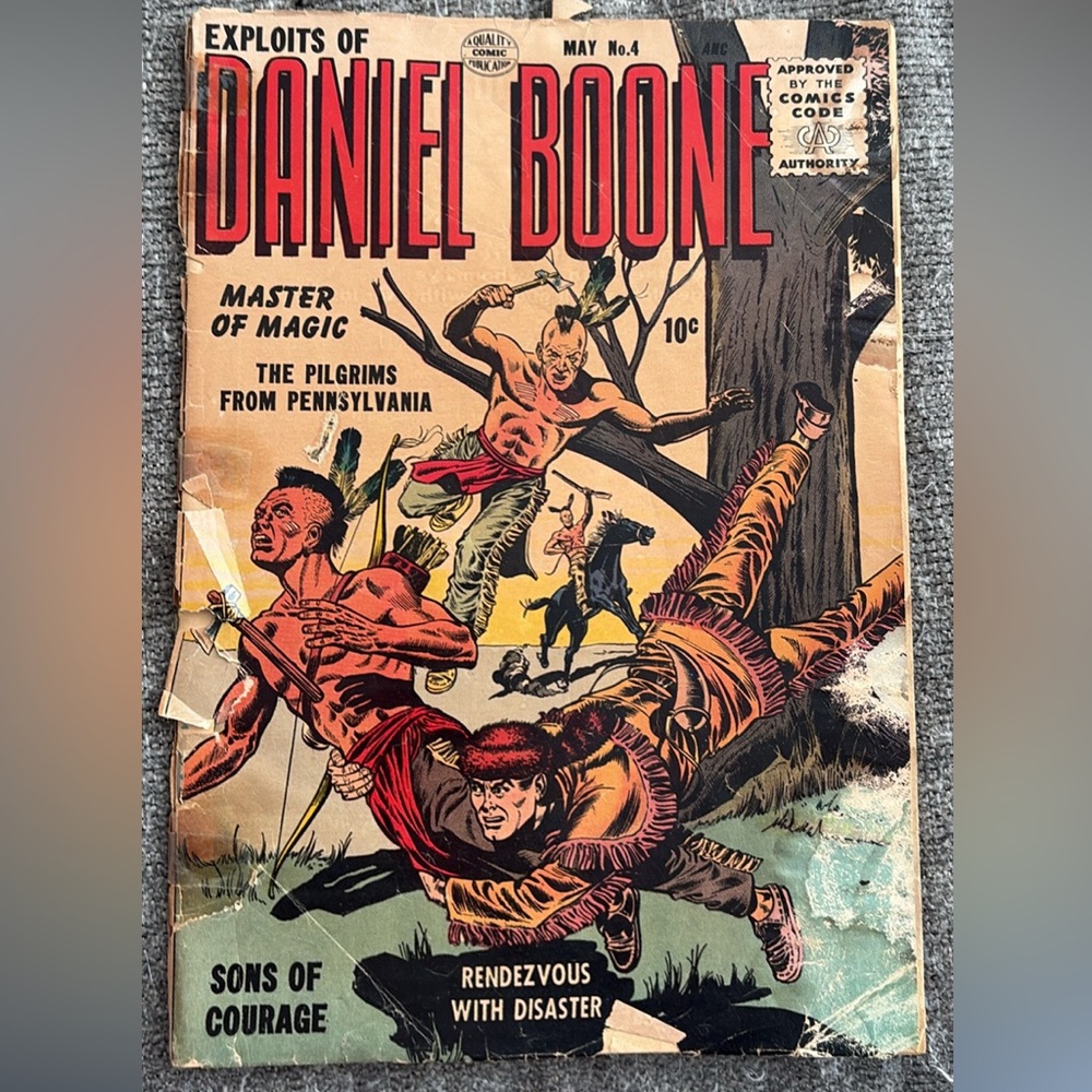 Vintage Daniel Boone Comic Book